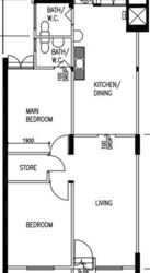 Blk 305 Clementi Avenue 4 (Clementi), HDB 3 Rooms #451331561